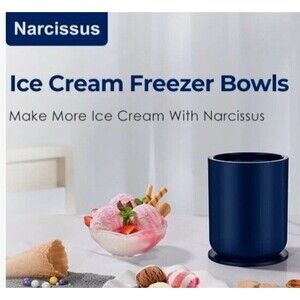 NEW Cooling Bowl for Narcissus Electric Ice Cream Maker BL300 Blue